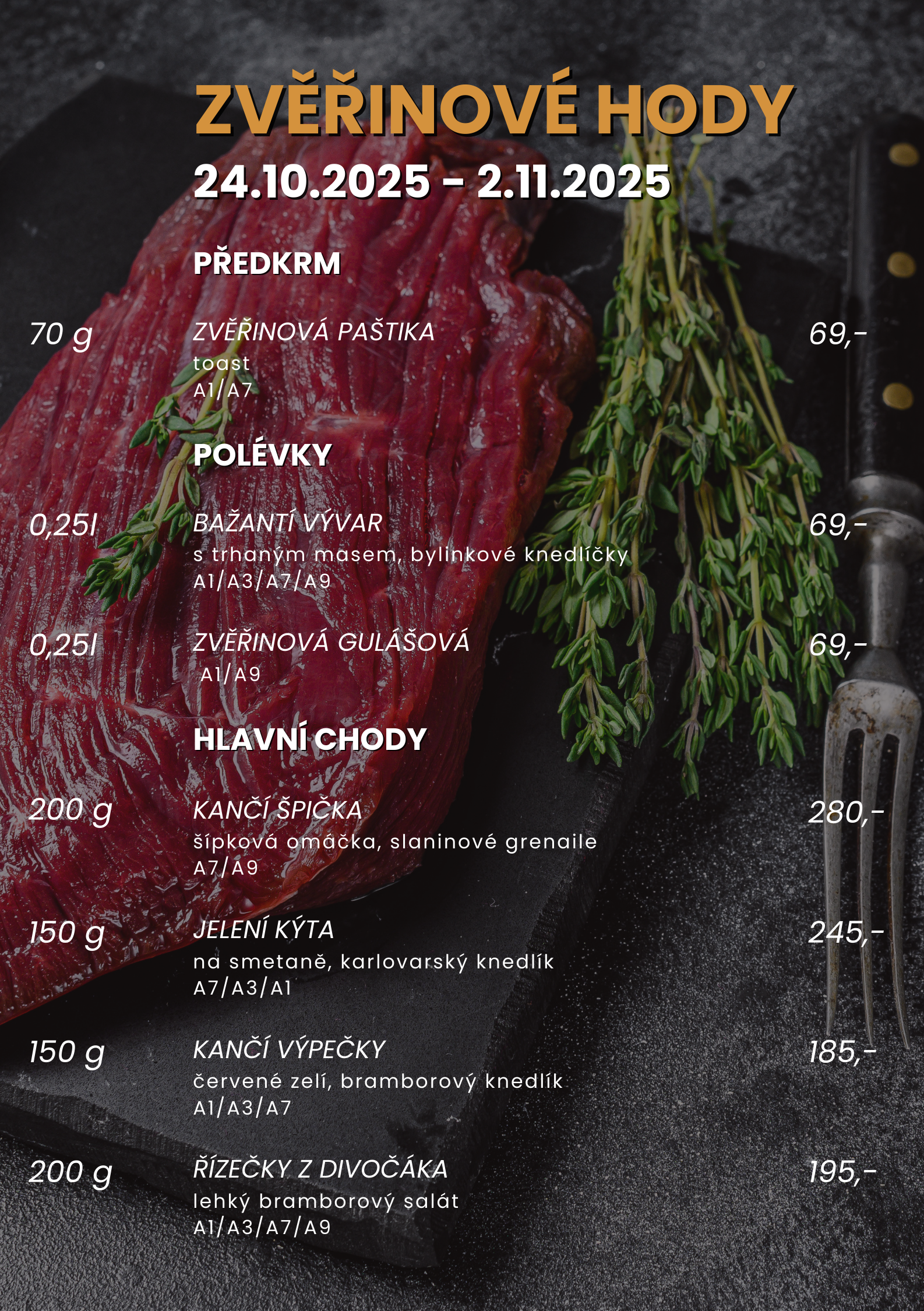 Zvěřinové hody – Červenohorské sedlo